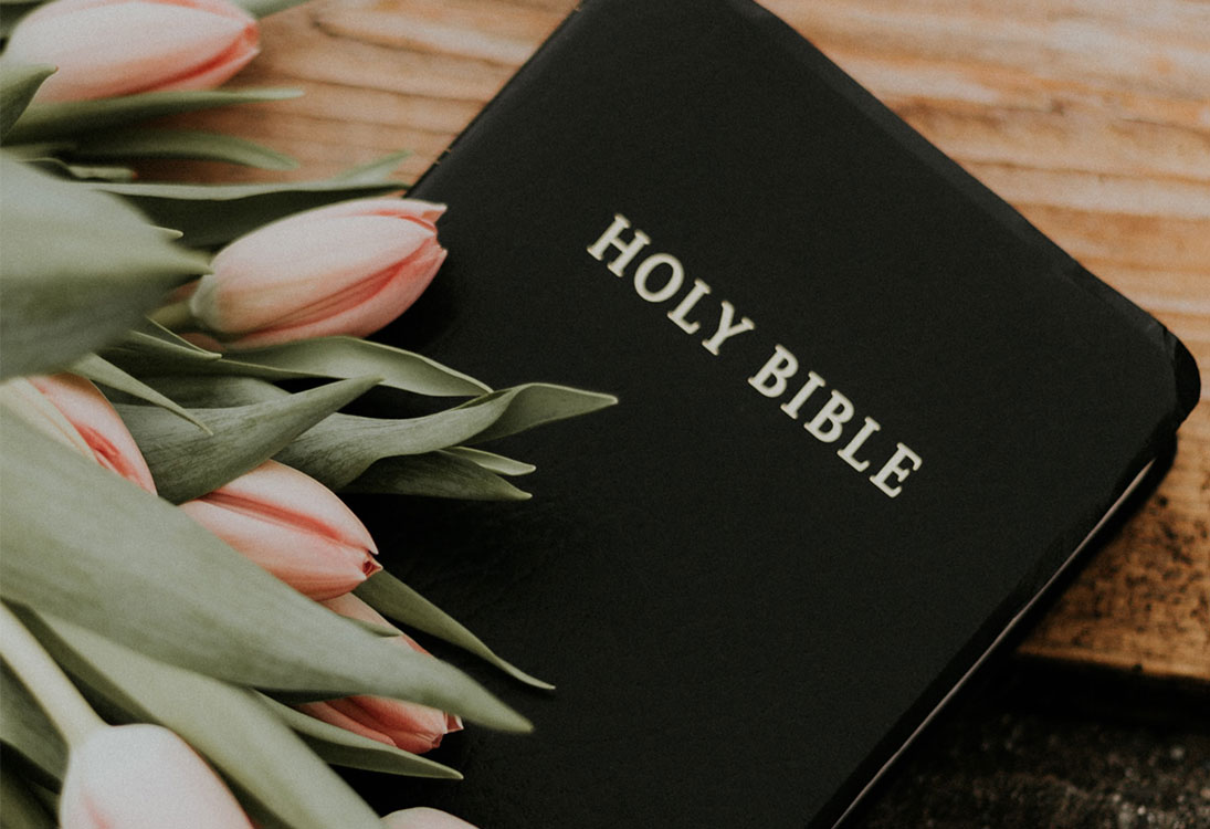 Bible and Flowers Bible and Flowers